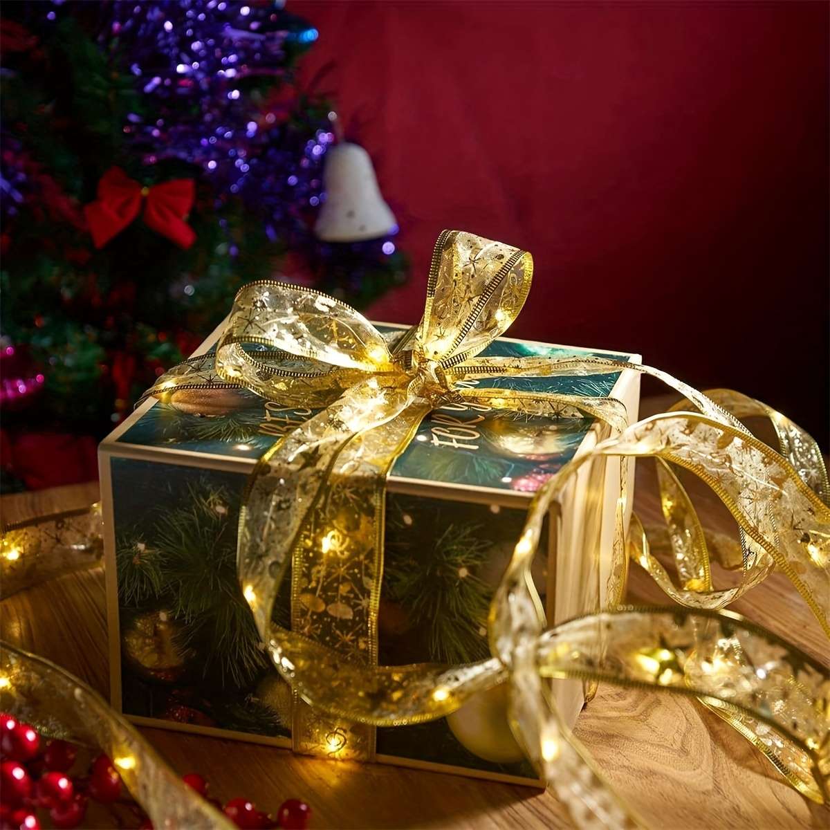 Led Christmas Tree Ribbon 3 M
