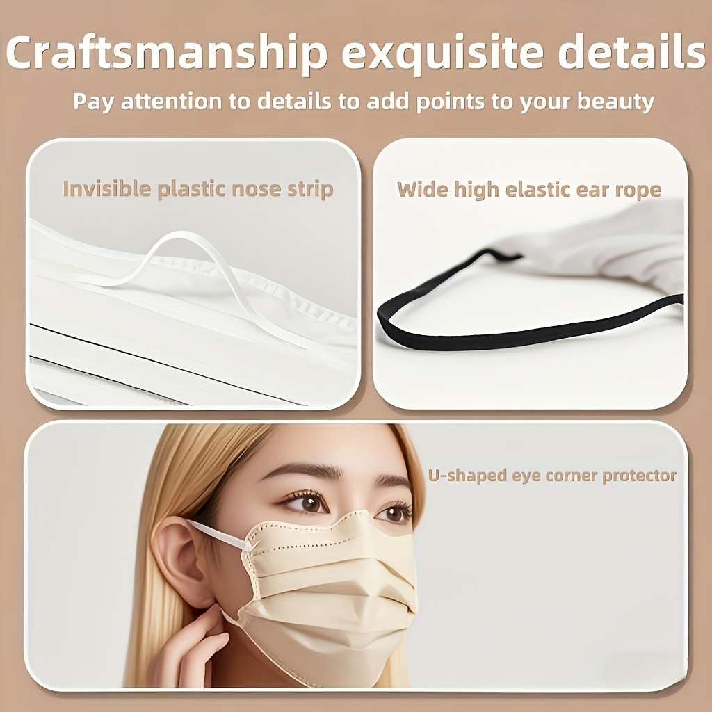 Face Masks Color 5 Colors Mixed Quantity50pcs