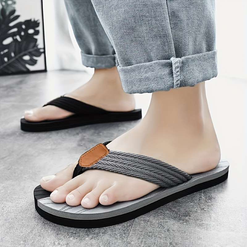 Men Slippers Summer Style Red Size Uk 11