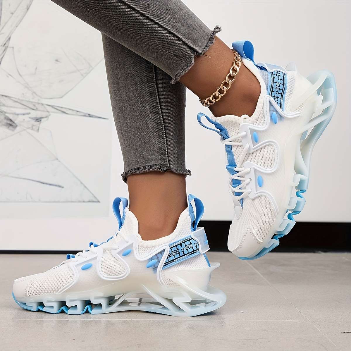Women S Sneakers Color White Sizeuk 8