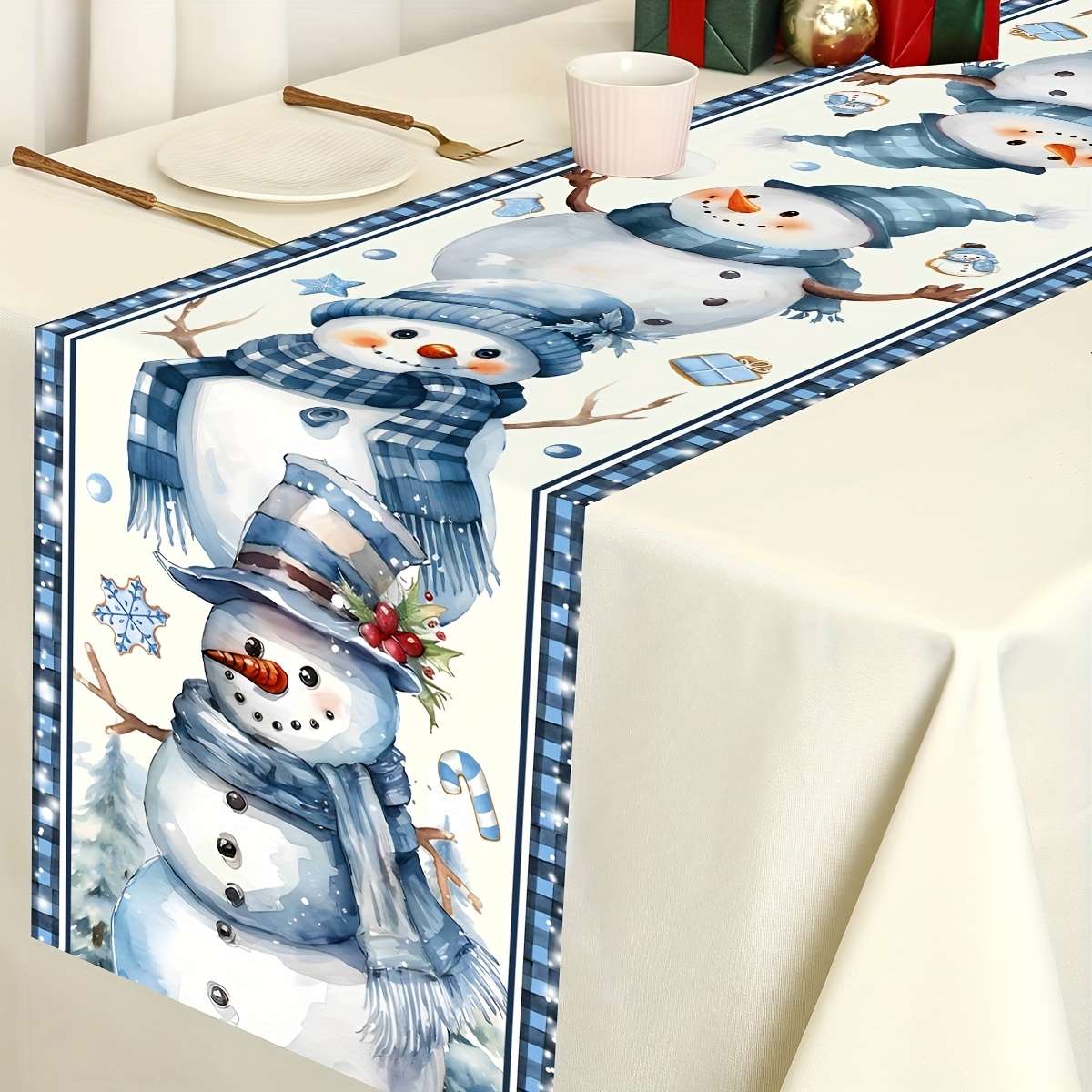 Christmas Tablecloth Quantity 1Pc