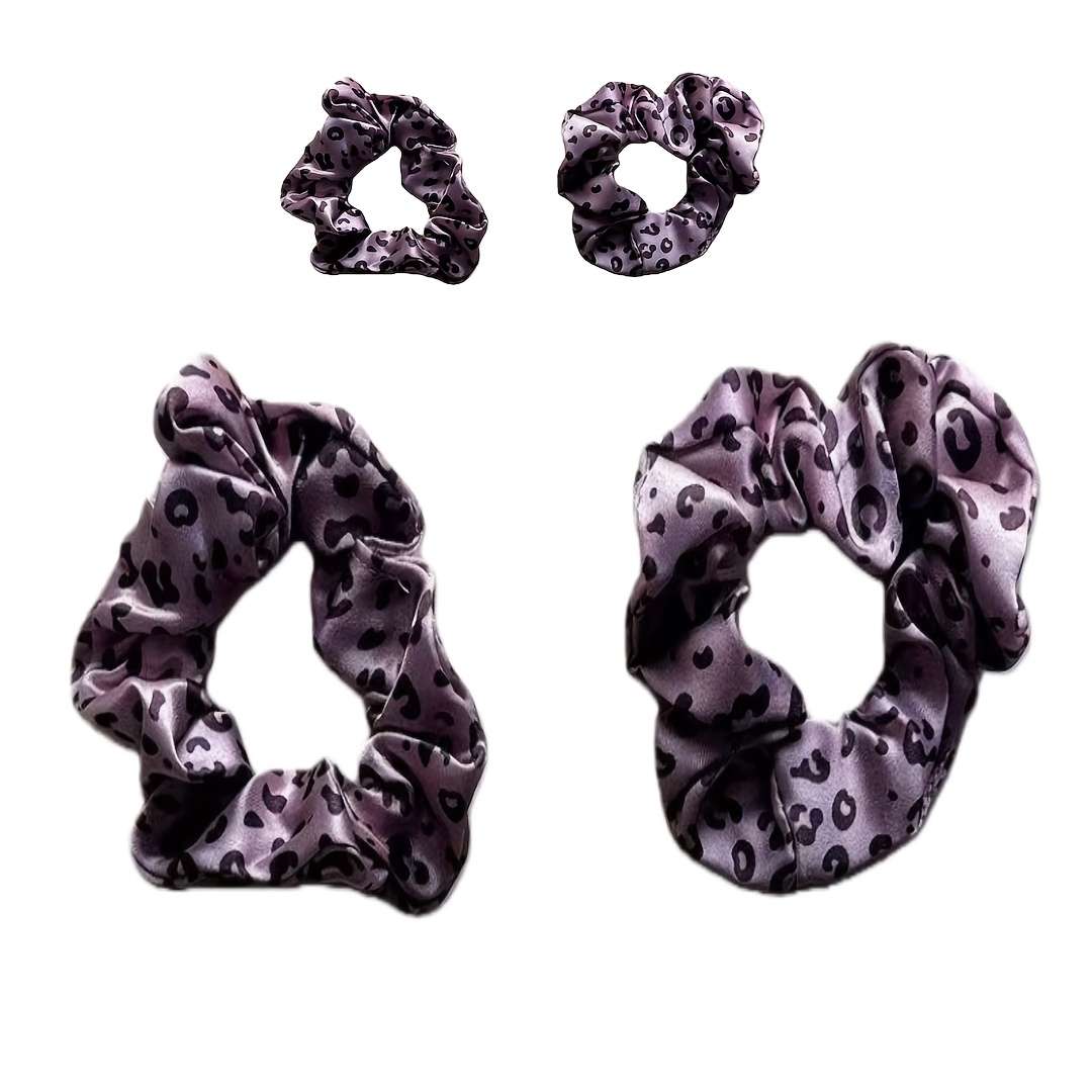 Satin Pillowcase Color Wheatcolored Leopard Print Size50Cm*66Cm