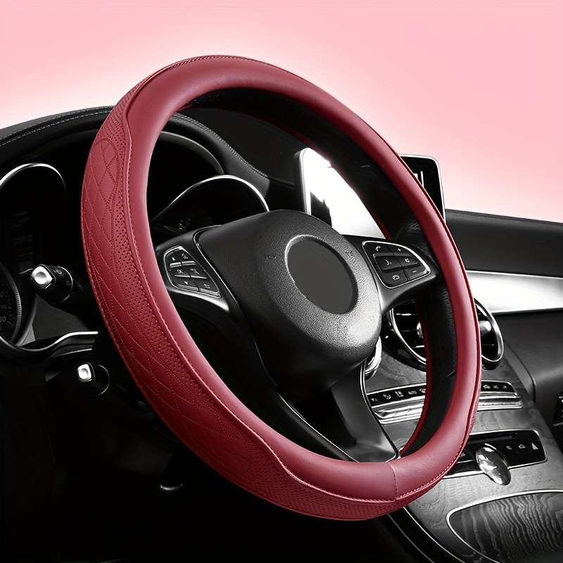 Car Steering Wheel Cover Brown (Round)