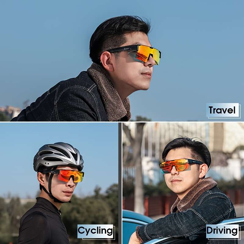 Cycling Glasses Color White
