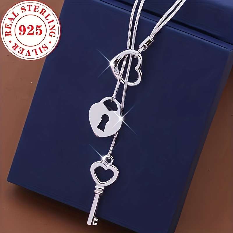 Faux Pearl Sterling Heart Shaped Silvery