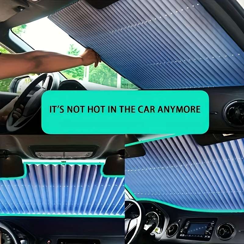 Car Sun Shades Color Black