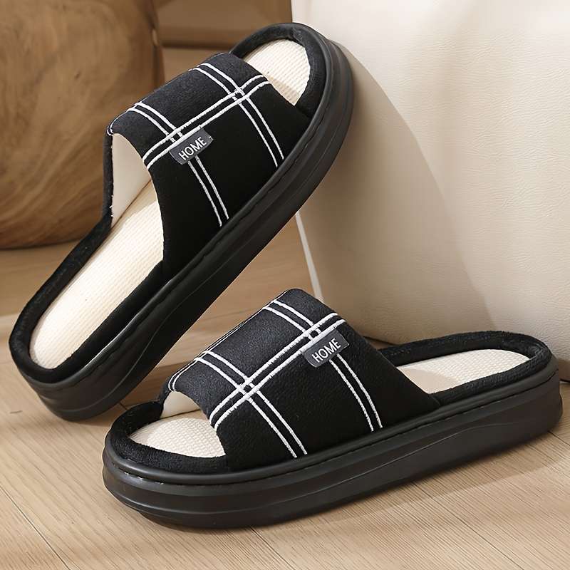 Cotton Slippers Color Grey Sizeuk 6.5-7
