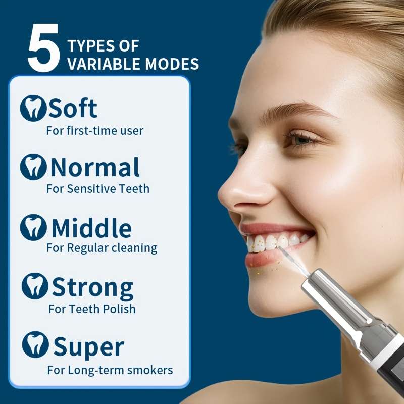 Dental Cleaner Style 5 Gears Electric Scaler