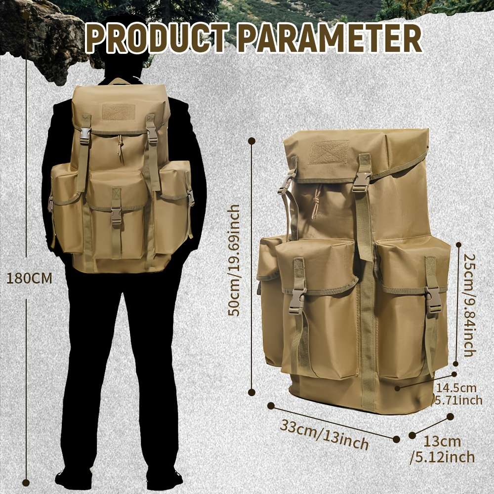 Men S Backpack Khaki 1