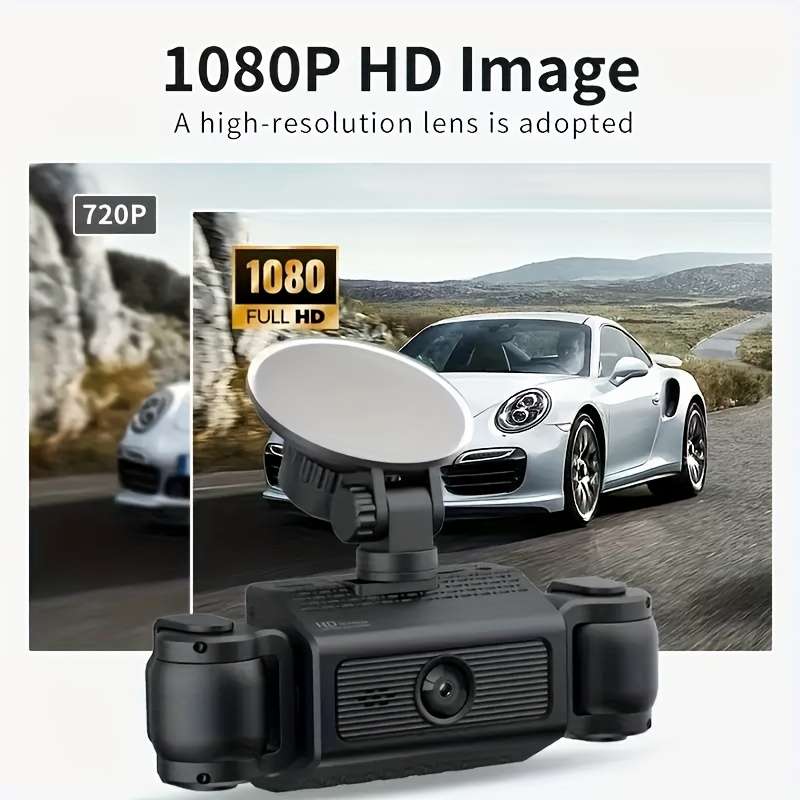 Dashcam Model New 1080Phd 3 Lens