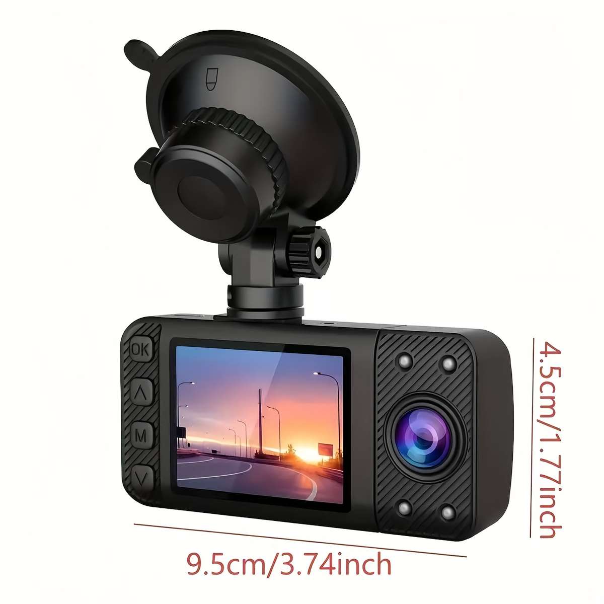 Dashcam Model 3 Lenses   32Gtf Card