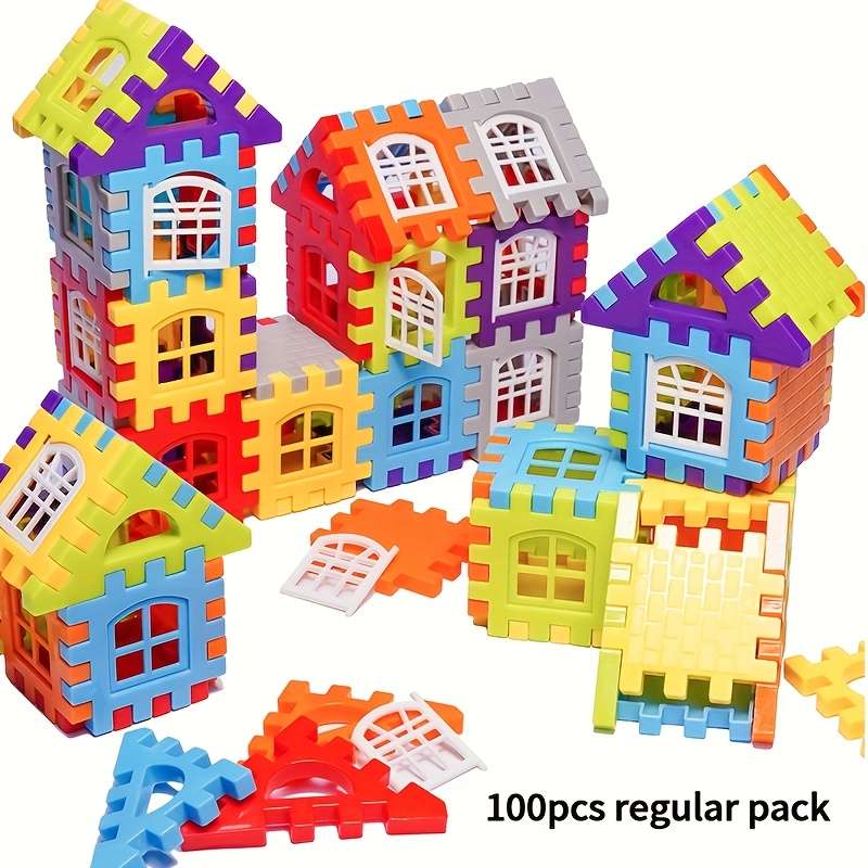 Building Toy Architectural Model Toy Set Quantity 130Pcs House Building Blocks