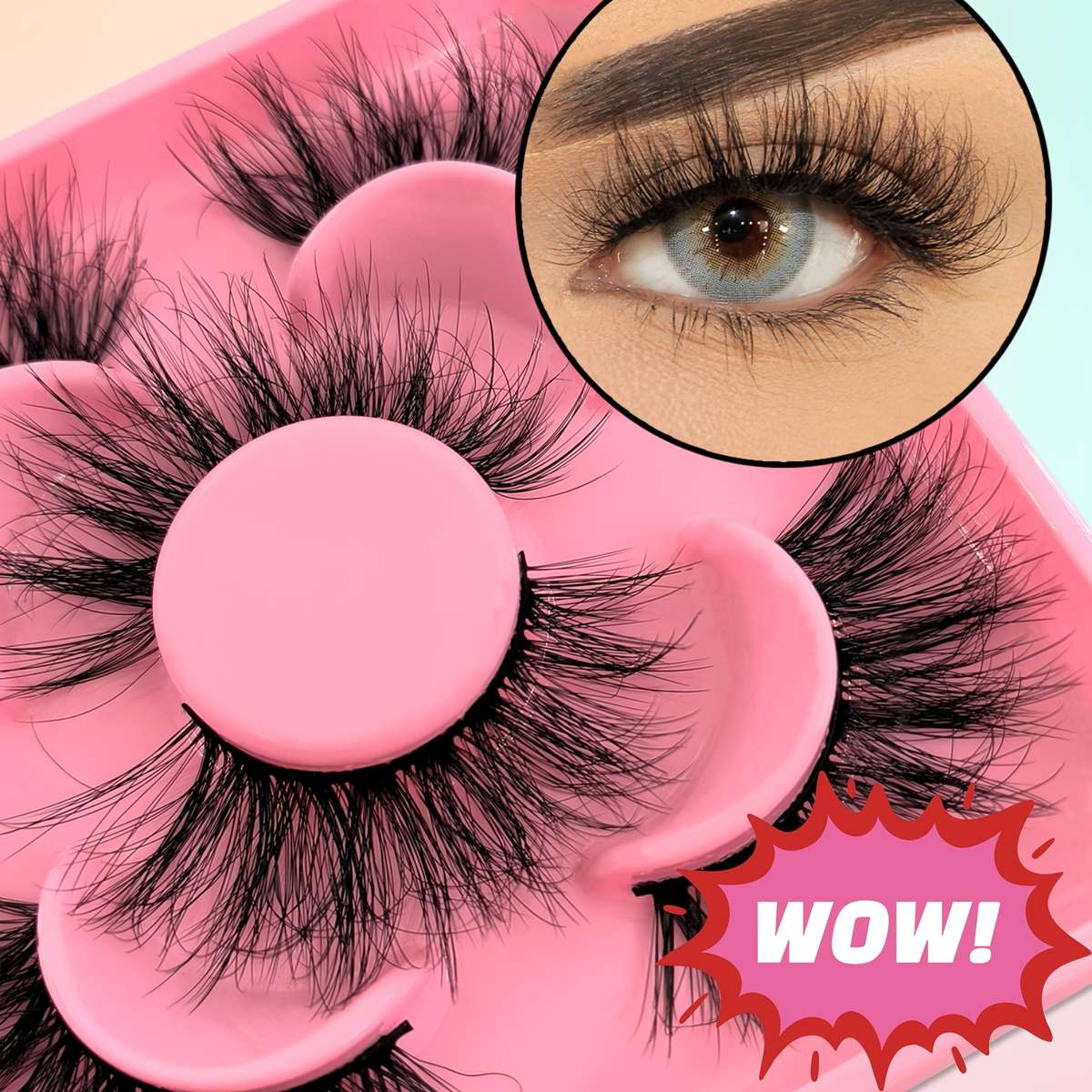 3 Pairs Fluffy Lash Extensions Quantity 10pcs