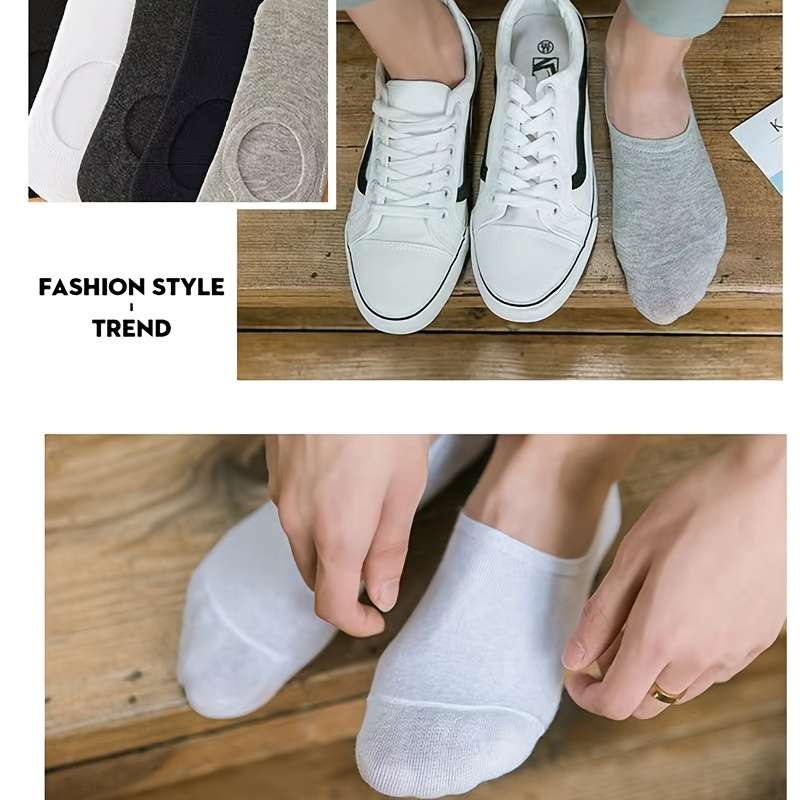 5 Pairs Boat Socks Color Mark One Size High Elastic Socks