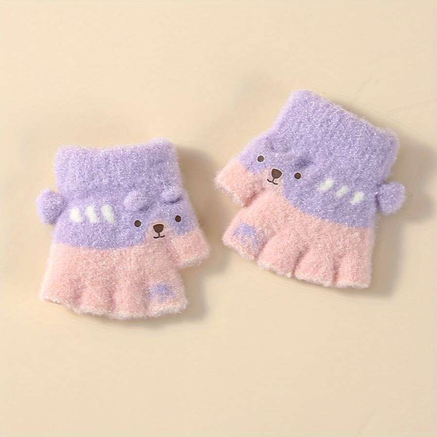 Winter Gloves Color Blue