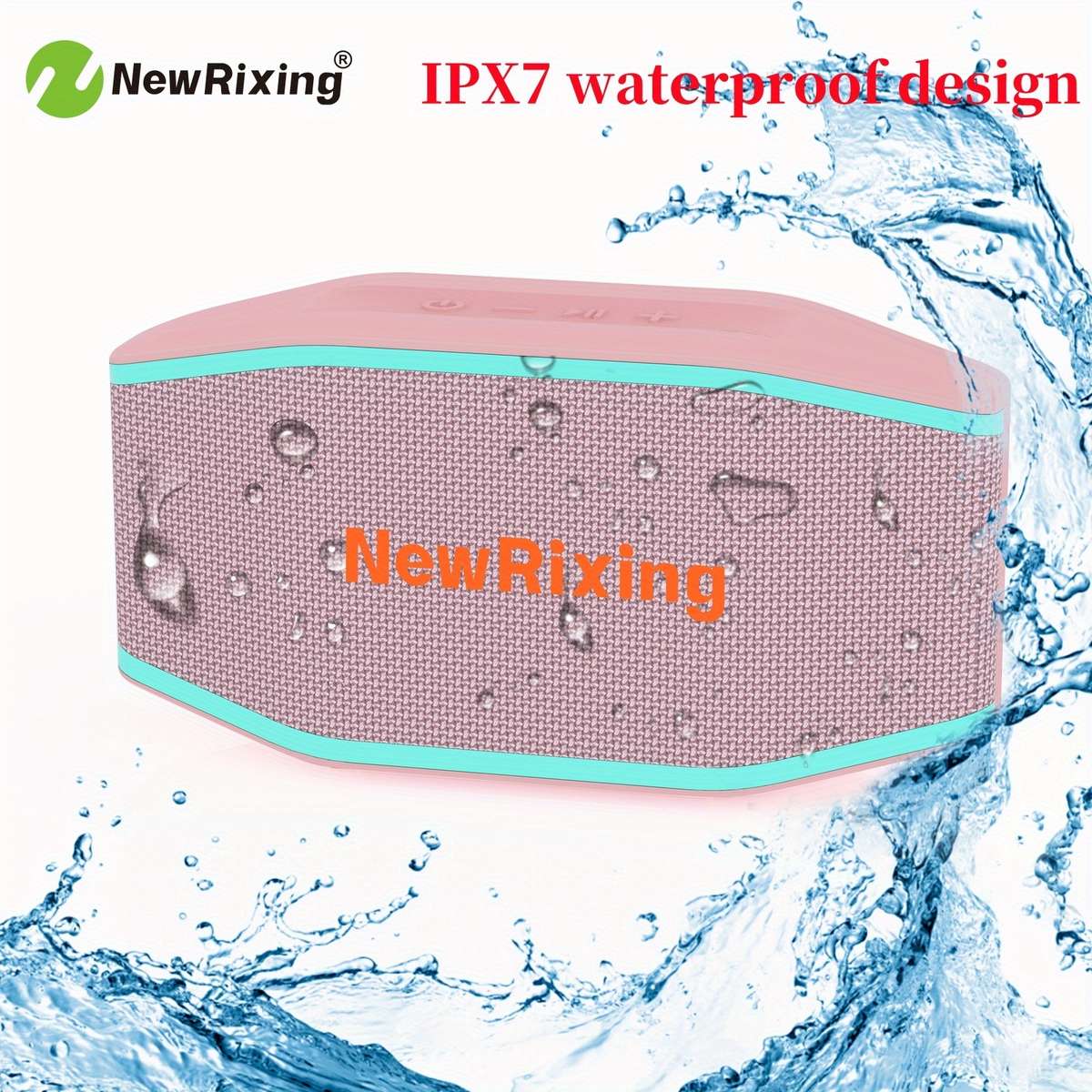 Deluxe Wireless Connectivity Support Newrixing Ipx7 Speaker, Portable For