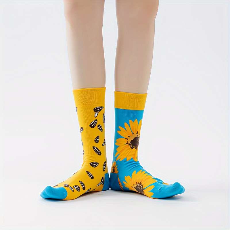 Women S Socks Color YellowSunflower1 Pair Size Onesize