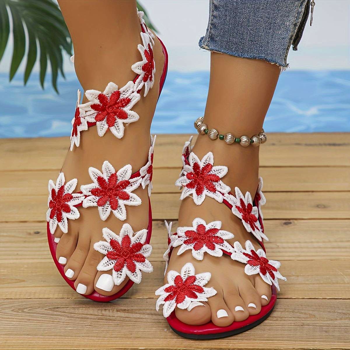 Sandals Color White Sizeuk 7.5