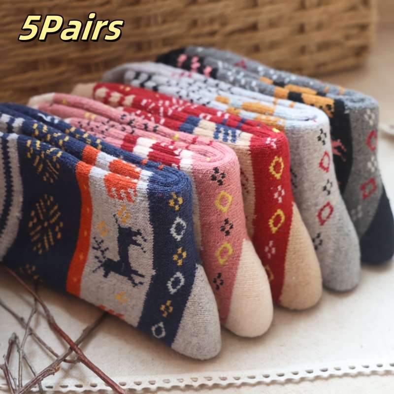 Women S Socks Color 5 Pairsrandom Mixed Colors Size Onesize