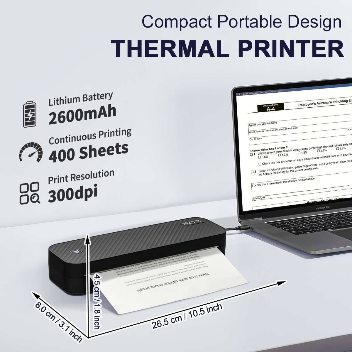 Printer Model A4Dy 2Roll 5Tattoo