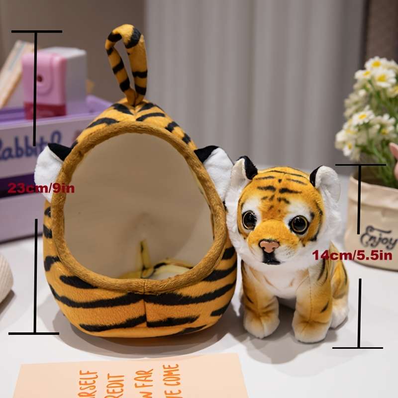 Plush Toys Color Yellow Leopard Size 22.86Cm