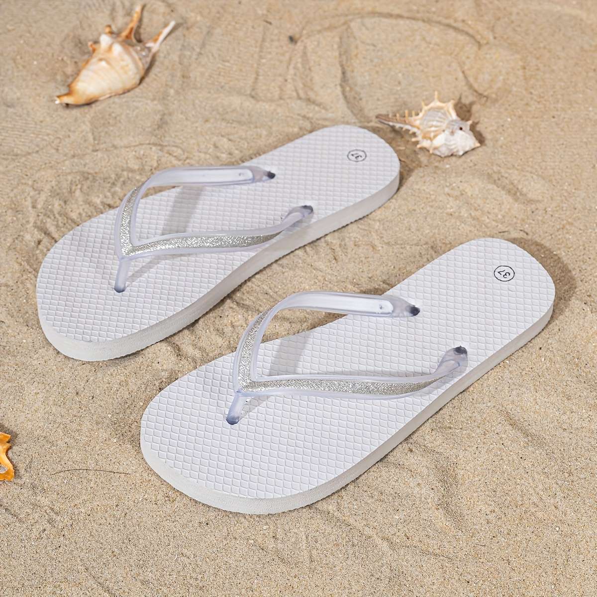 Ladies Summer Flip Flops Black Uk 4