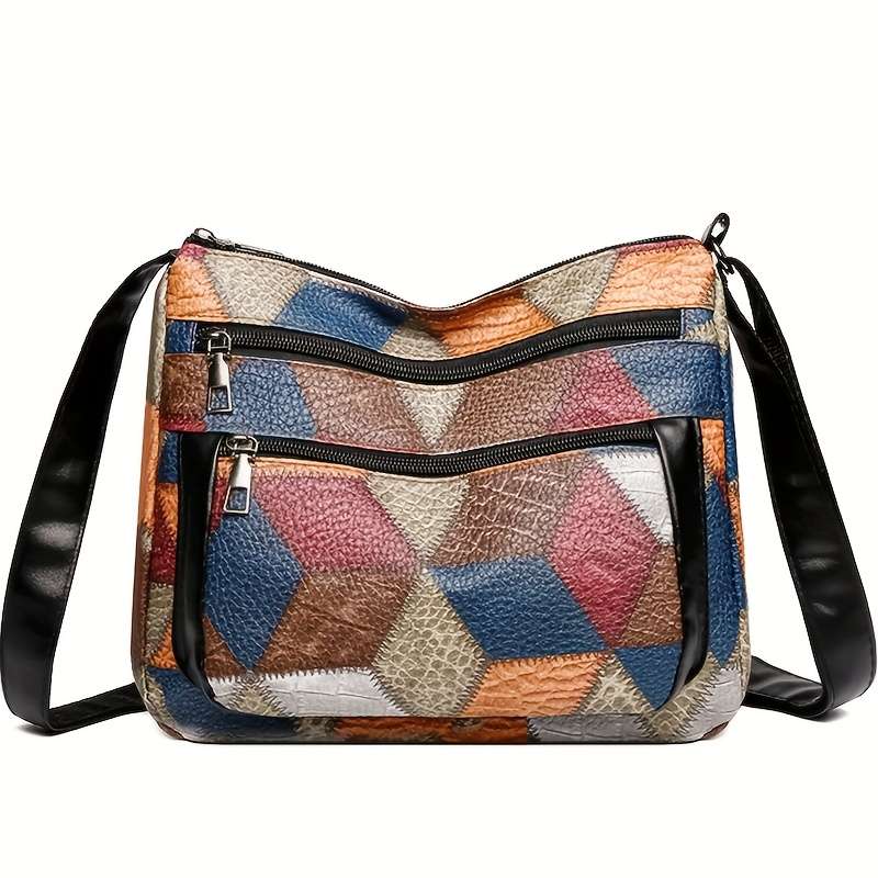 WomenS Bags W65 Diamond Shoulder Strap Black