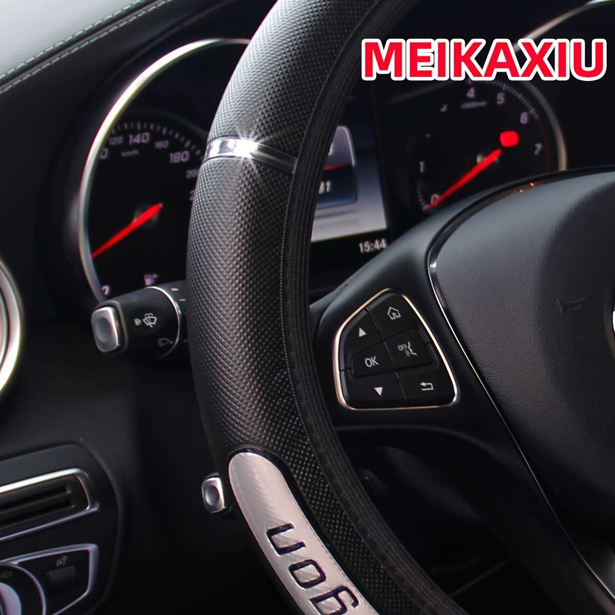 Car Steering Wheel Cover Orange