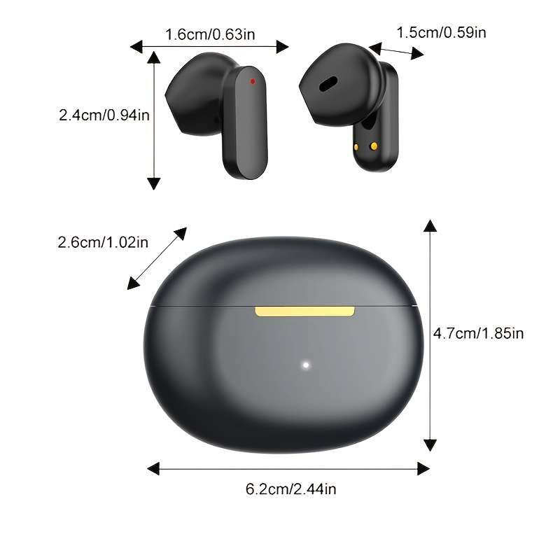 Rechargeable Wireless Earbuds Headphones Headset