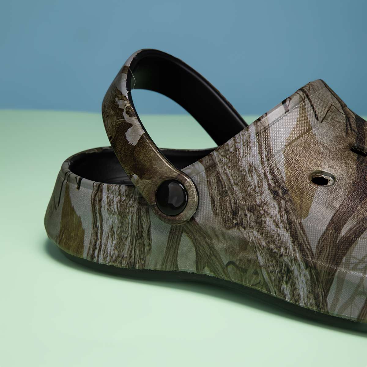 Sandals Color Black Branches Size Uk 6.5 Wide