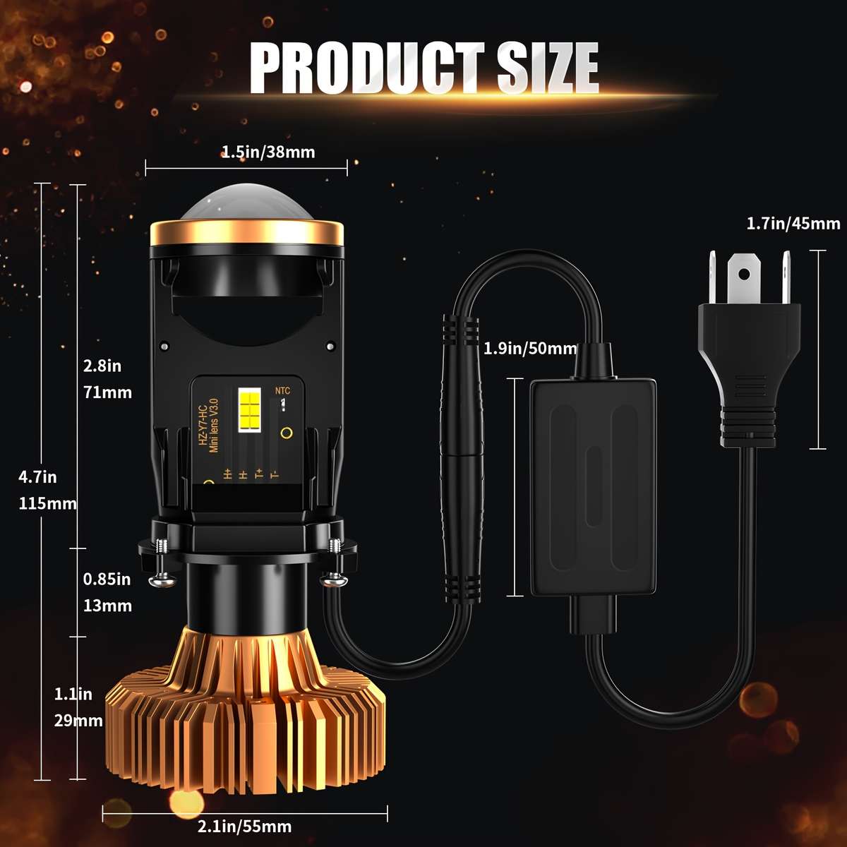 Car Lights Model H49003Hb2 Hilo Style Lefthand Drive