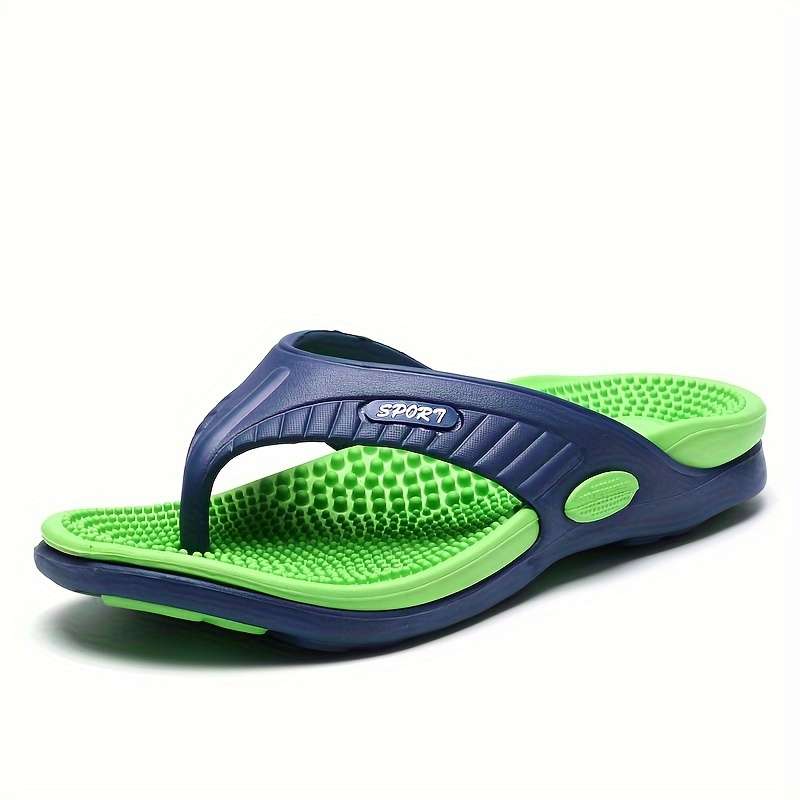 Men Slippers Summer Style Red Size Uk 7