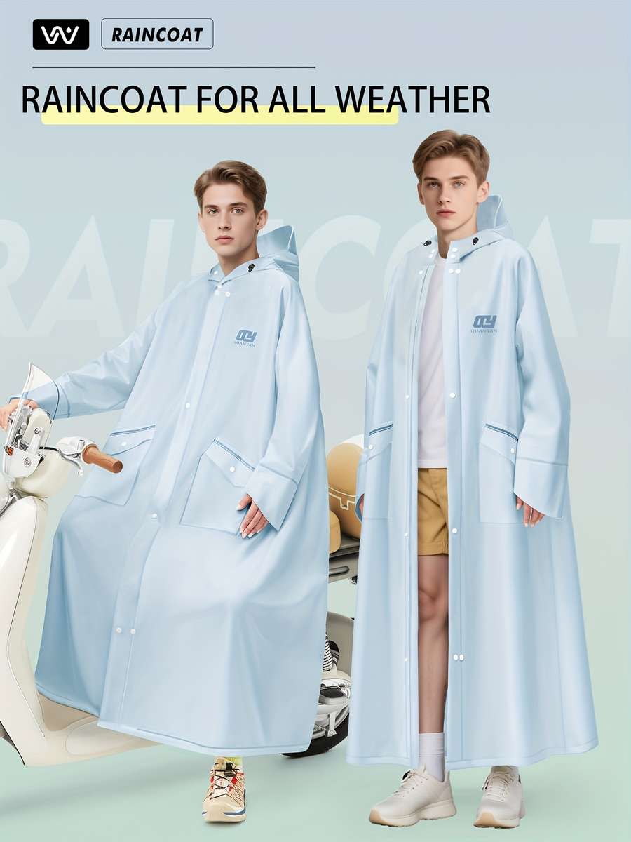 Raincoat Light Blue Size Uk S