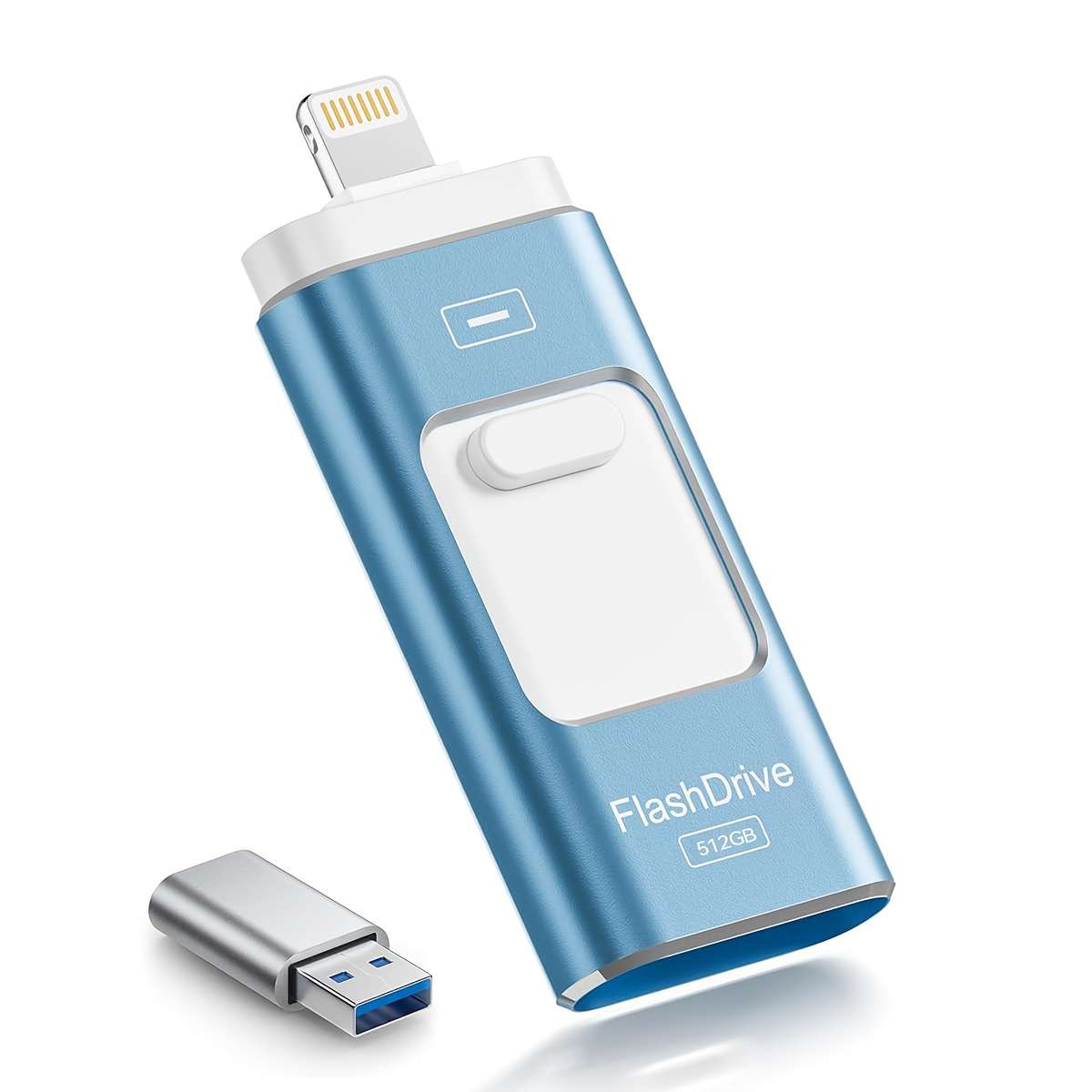 Usb Flash Drive Color Blue Storage 512Gb