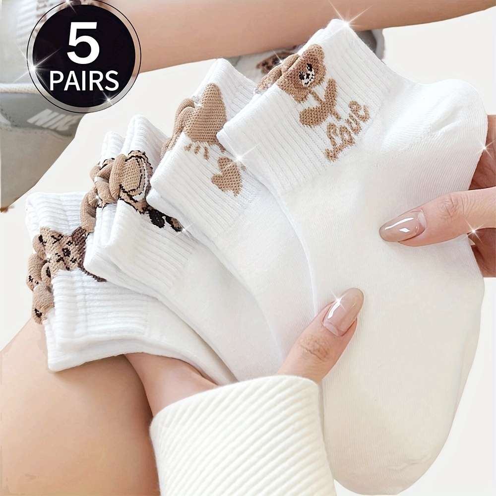 Women S Socks Size Onesize Style 5 Pairs Mixed