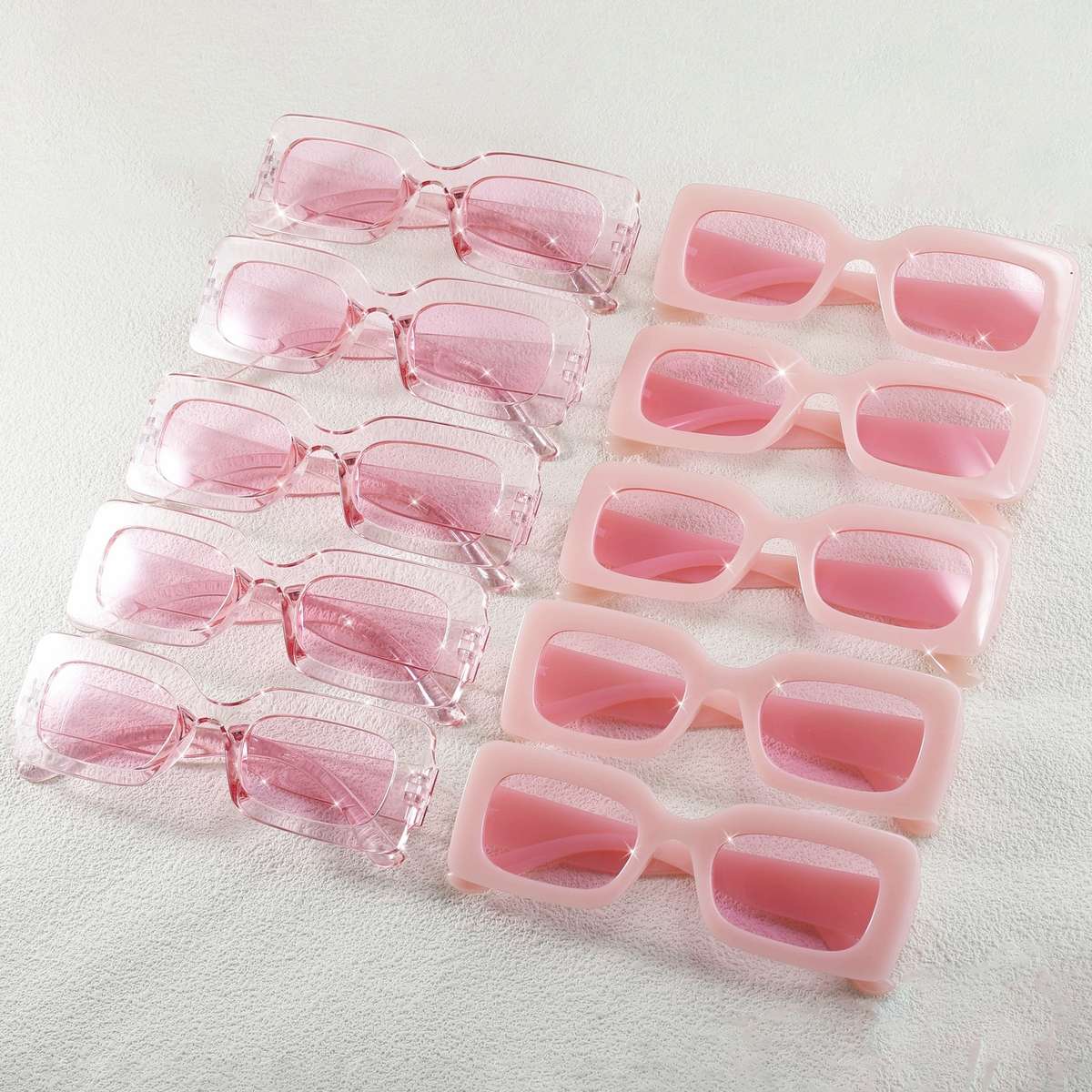 Glasses Color 3398 5F Translucent Powder5F Jelly Powder