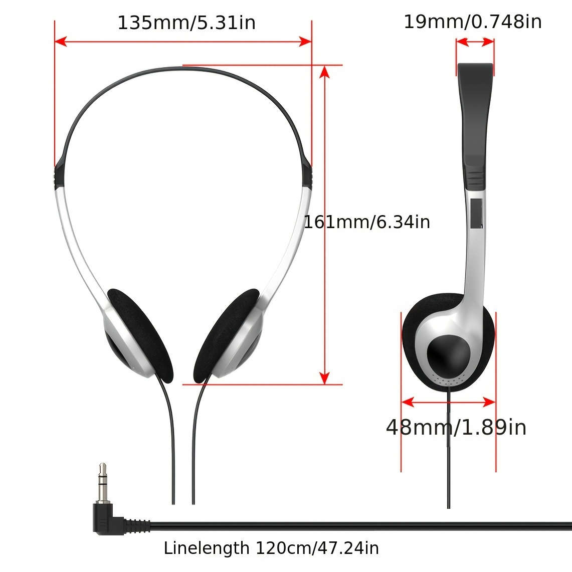 Wired Headphones Items 3.5Mm Wired Headphones