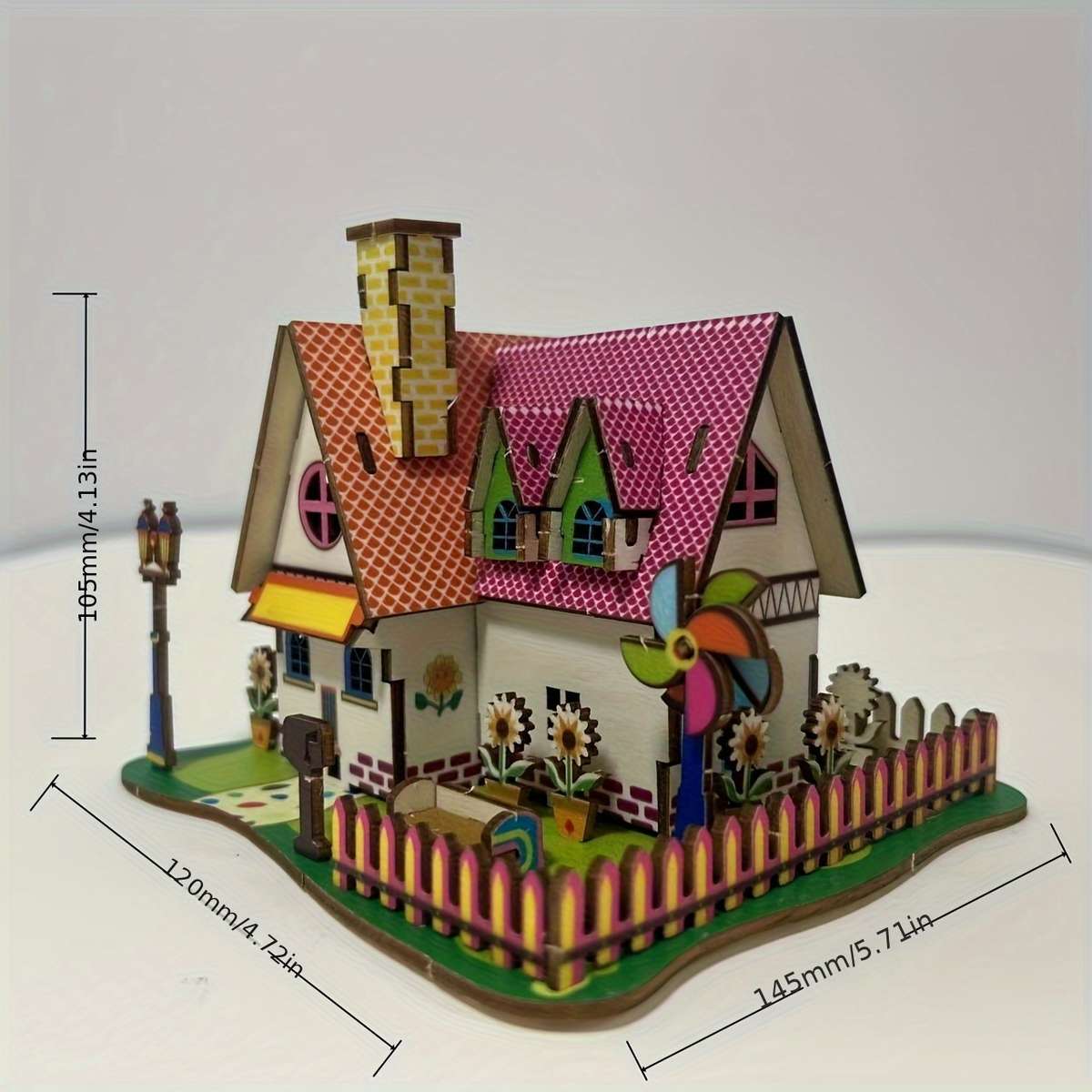 Building Toy Architectural Model Toy Set Quantity Sunflower Manor