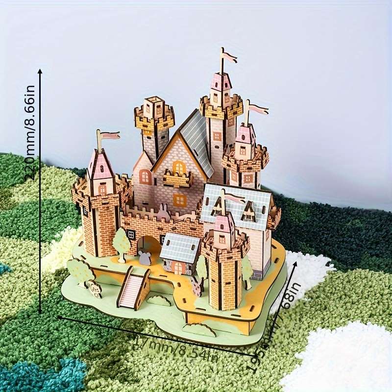 Building Toy Architectural Model Toy Set Model Fairy Tale Castle