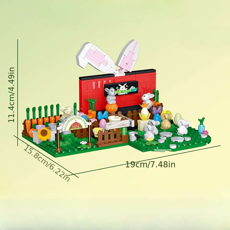 3D Building Model Puzzle Set Applicable People Colorful Package