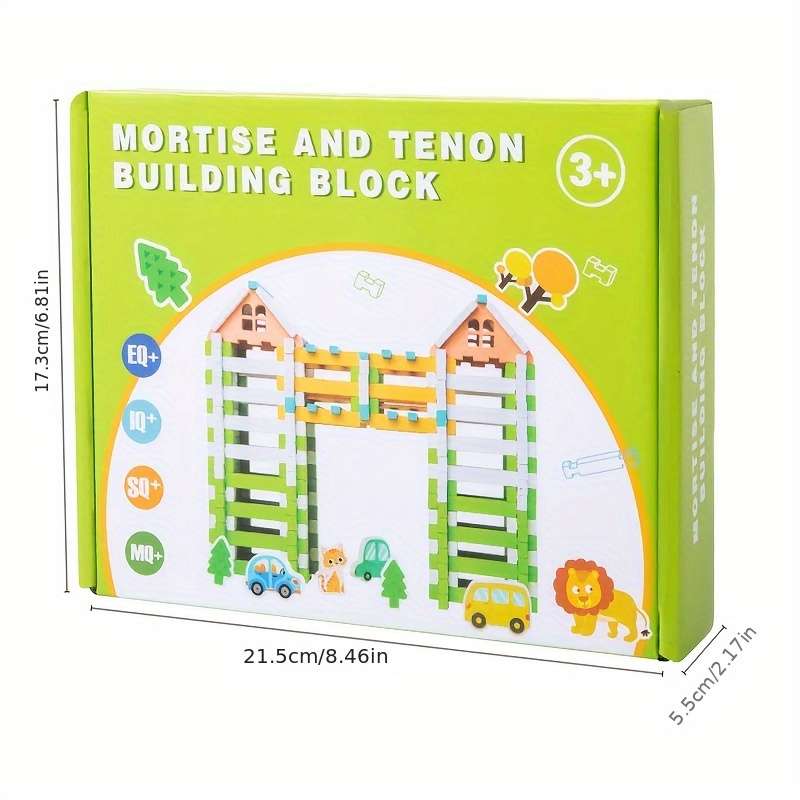 Building Toy Architectural Model Toy Set Items Mortise And Tenon Building Blocks