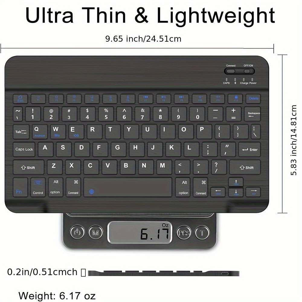Keyboard Color Black Size 10Inch