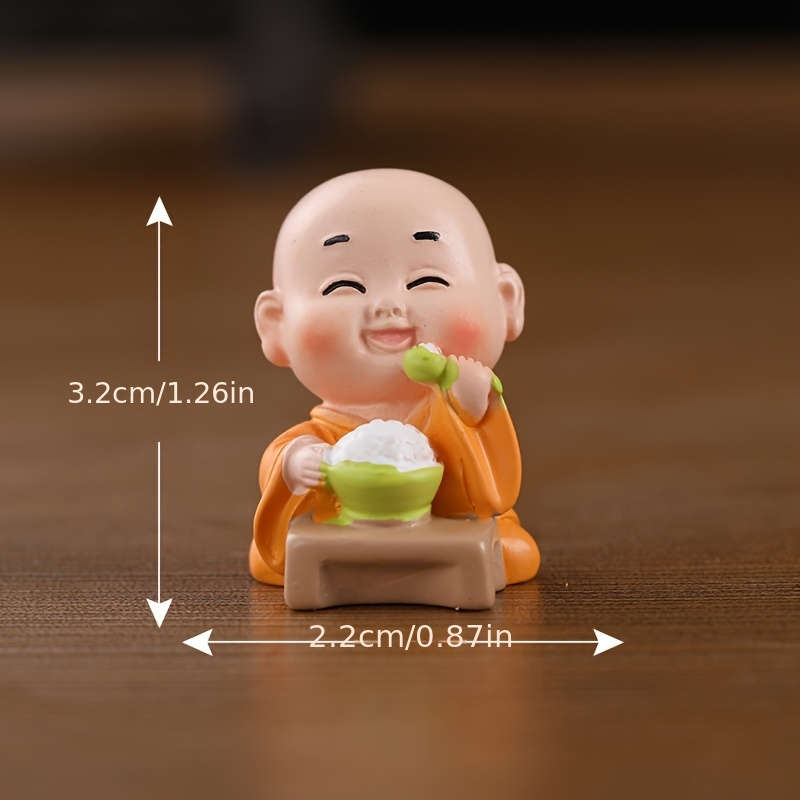 Car Interior Decor Items Little Monk Touching His Head 1