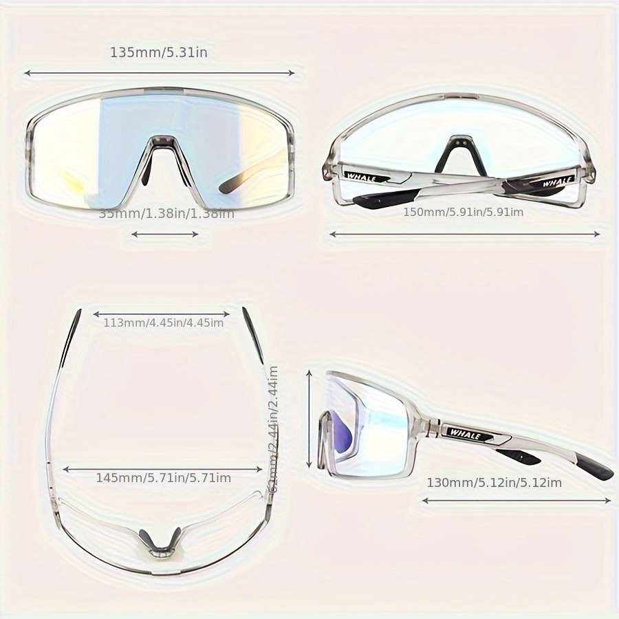 Cycling Glasses Color Color Changing Model Golden
