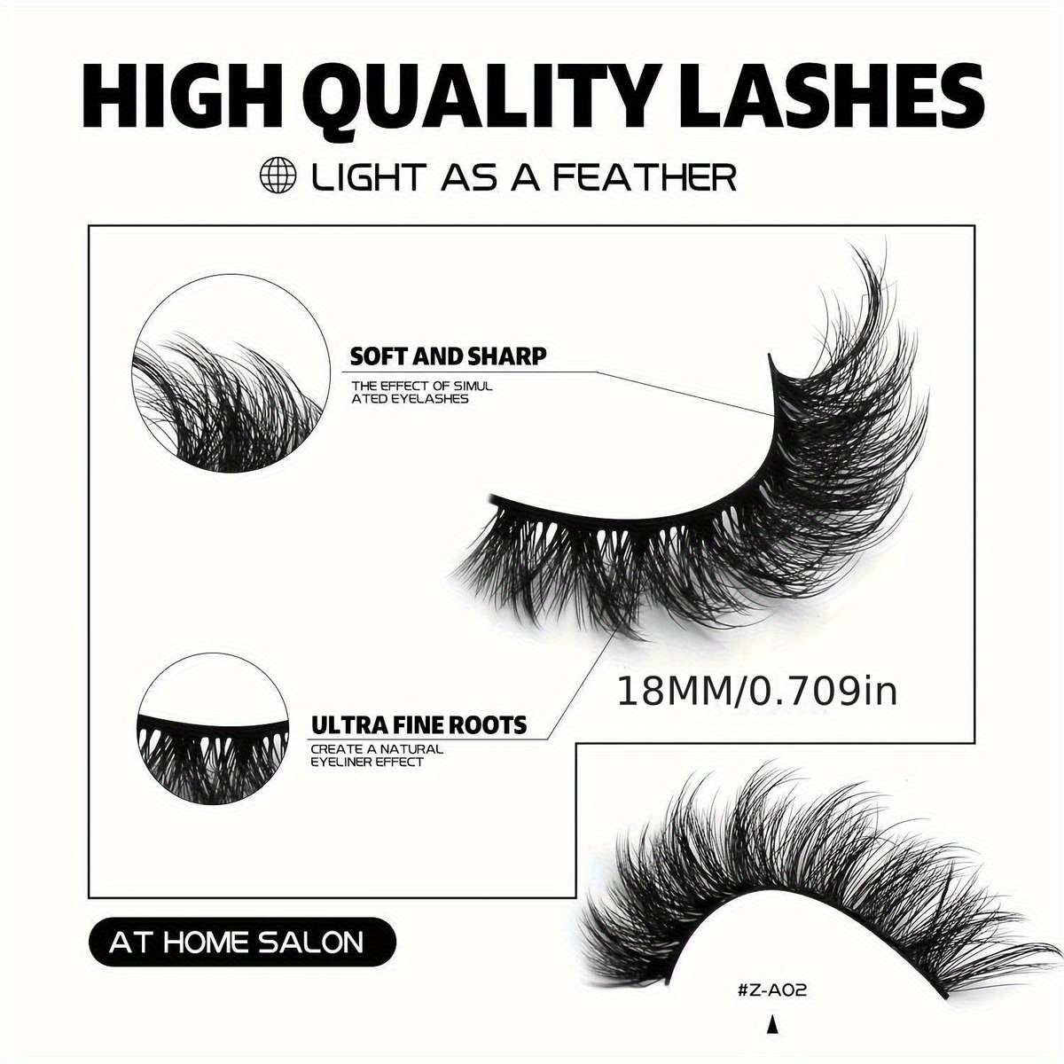 False Eyelashes Model Z A5
