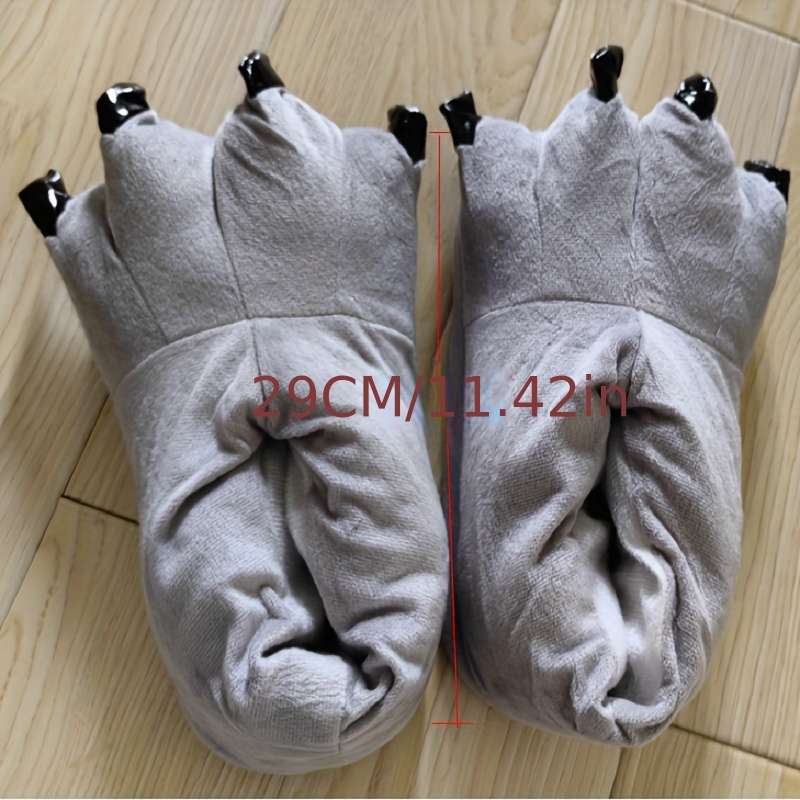 Cotton Slippers Color Grey Sizeuk 9.5