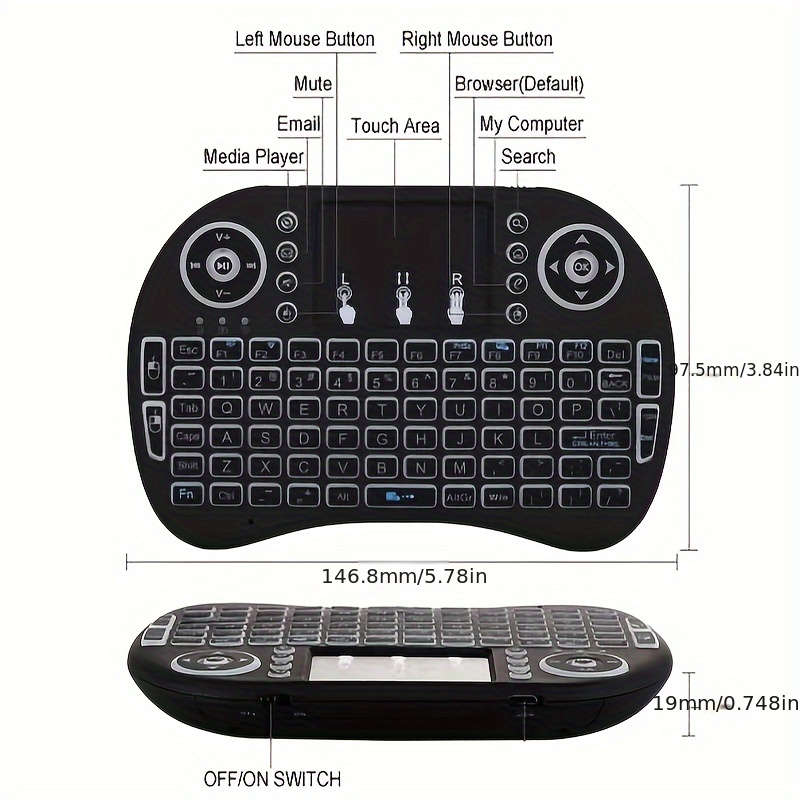 Keyboard Color Black