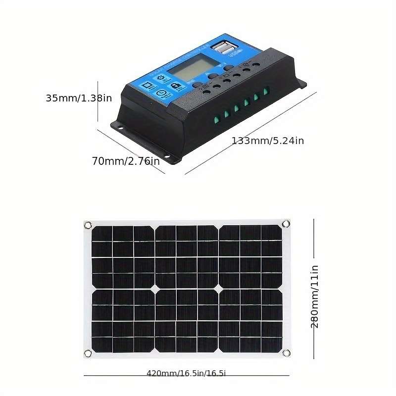 Solar Panel Model Dc 12V To Ac 220V Eu