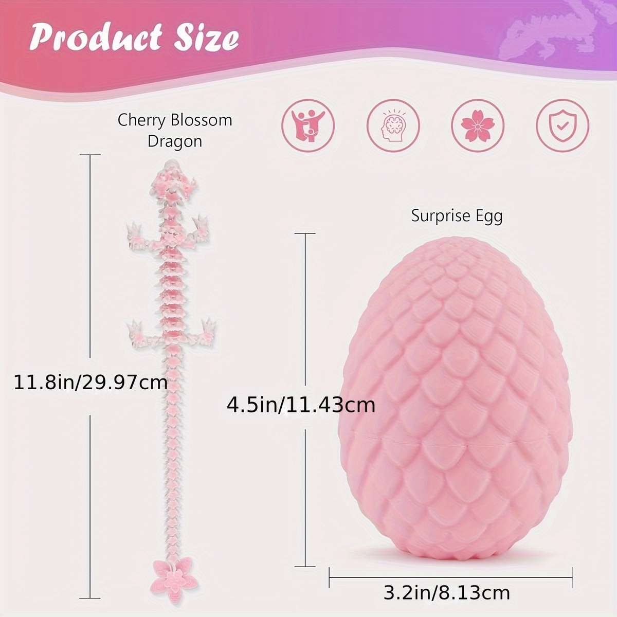 Plush Toyss Items Sakura Dragon and Dragon Egg