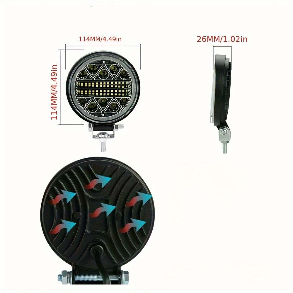 Car Lights Quantity 2Pcs Round